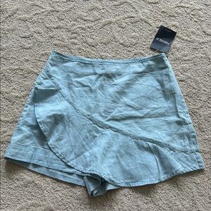 Forever 21 Sky Blue Ruffle Skort